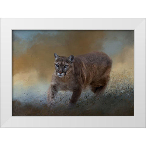 Need for Speed White Modern Wood Framed Art Print by Parker, Kelley