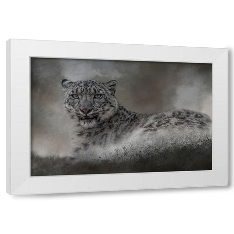 The Legend White Modern Wood Framed Art Print by Parker, Kelley
