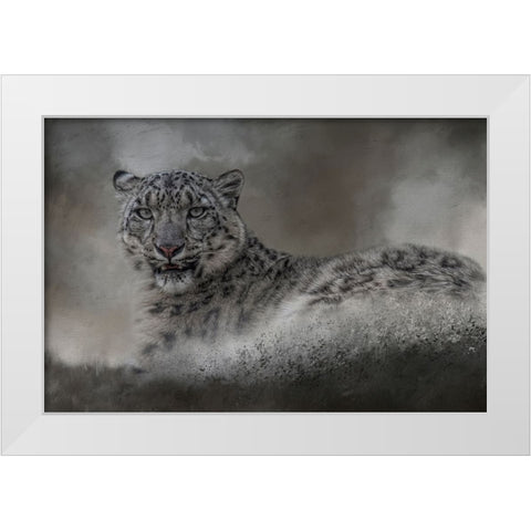 The Legend White Modern Wood Framed Art Print by Parker, Kelley
