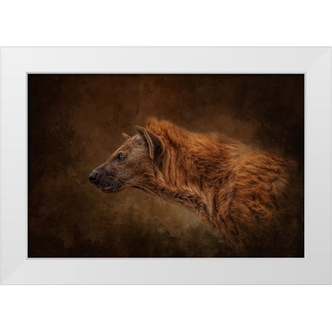 Beastly White Modern Wood Framed Art Print by Parker, Kelley