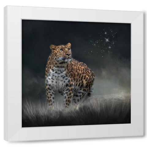 Neverending Dreamer White Modern Wood Framed Art Print by Parker, Kelley