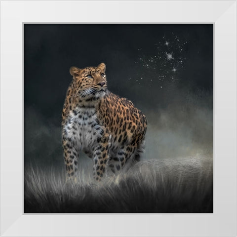 Neverending Dreamer White Modern Wood Framed Art Print by Parker, Kelley