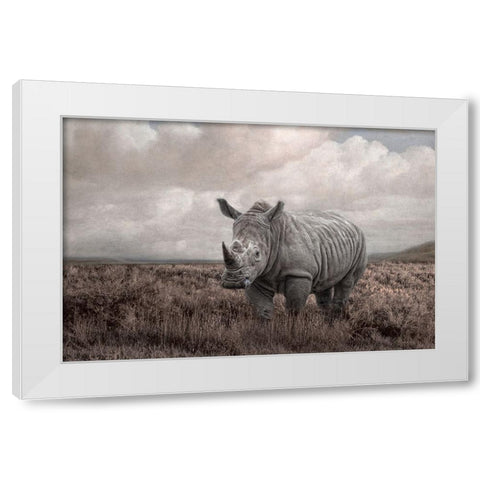 Force of Nature White Modern Wood Framed Art Print by Parker, Kelley