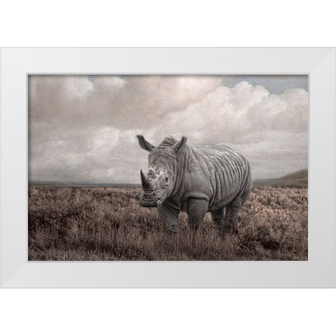 Force of Nature White Modern Wood Framed Art Print by Parker, Kelley