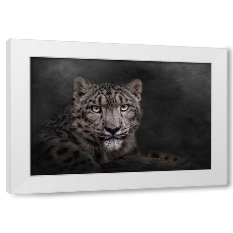 Piercing the Darkness White Modern Wood Framed Art Print by Parker, Kelley