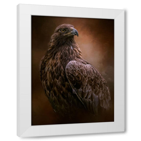 Free Spirit White Modern Wood Framed Art Print by Parker, Kelley