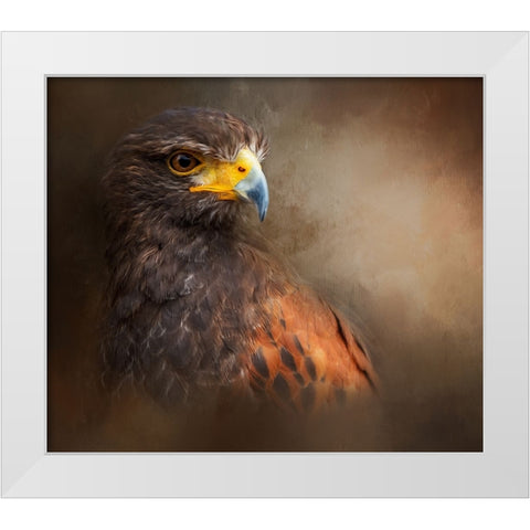 Following the Light White Modern Wood Framed Art Print by Parker, Kelley