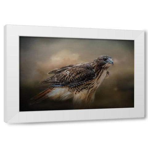 Chase the Wind White Modern Wood Framed Art Print by Parker, Kelley