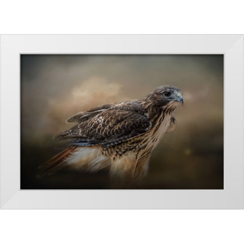 Chase the Wind White Modern Wood Framed Art Print by Parker, Kelley