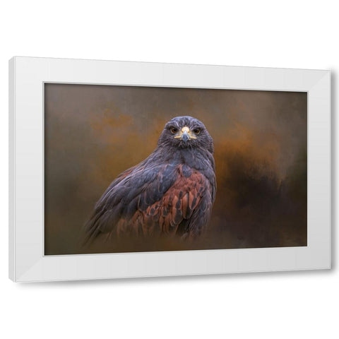 Extreme Focus White Modern Wood Framed Art Print by Parker, Kelley