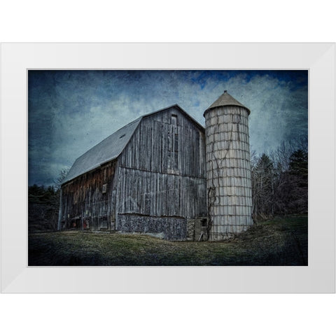 Still Standing White Modern Wood Framed Art Print by Parker, Kelley
