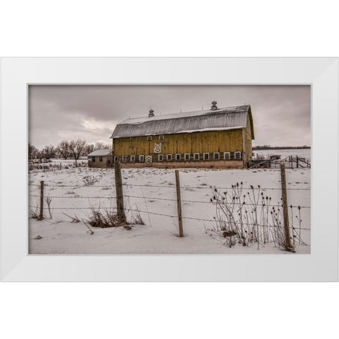 Old Yeller White Modern Wood Framed Art Print by Parker, Kelley