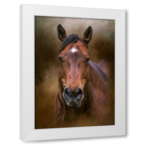 Country Heart White Modern Wood Framed Art Print by Parker, Kelley