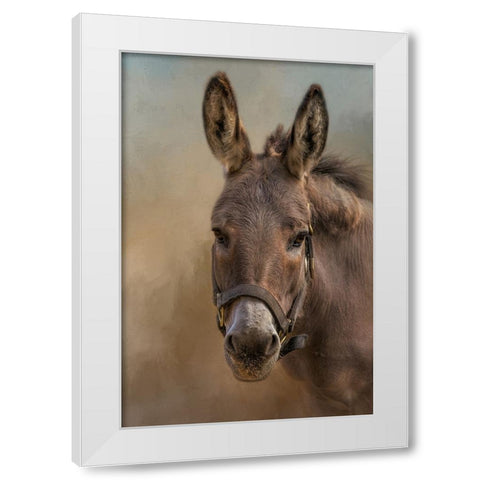 Humble White Modern Wood Framed Art Print by Parker, Kelley