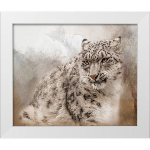 Always Searching White Modern Wood Framed Art Print by Parker, Kelley