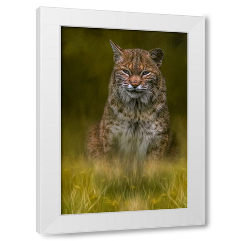 Standing Watch White Modern Wood Framed Art Print by Parker, Kelley