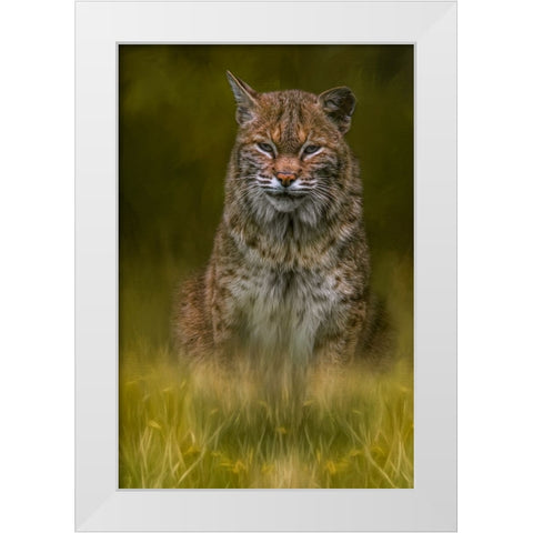 Standing Watch White Modern Wood Framed Art Print by Parker, Kelley