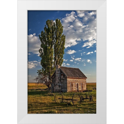 Memories White Modern Wood Framed Art Print by McFerrin, Larry