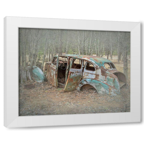 Abandoned White Modern Wood Framed Art Print by McFerrin, Larry