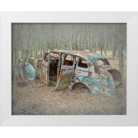 Abandoned White Modern Wood Framed Art Print by McFerrin, Larry