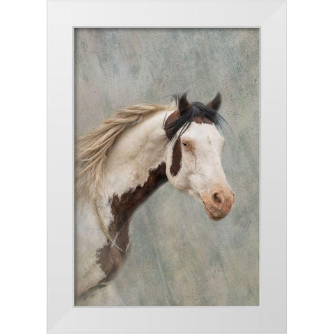 Shaman White Modern Wood Framed Art Print by McFerrin, Larry