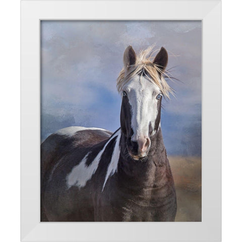 Renegade White Modern Wood Framed Art Print by McFerrin, Larry
