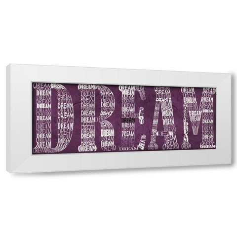 Dream White Modern Wood Framed Art Print by Wolk, Lisa