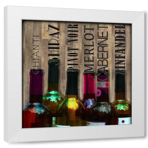 Fine Reds White Modern Wood Framed Art Print by Wolk, Lisa