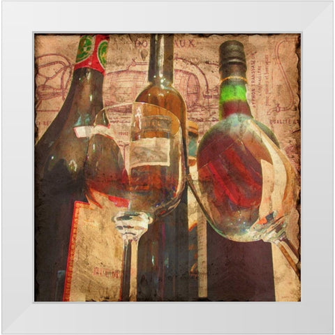 Vintage Selection White Modern Wood Framed Art Print by Wolk, Lisa