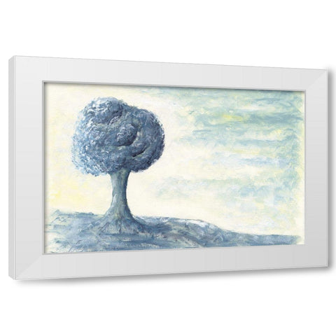 Cotton Tree with a View White Modern Wood Framed Art Print by Lee, Judson