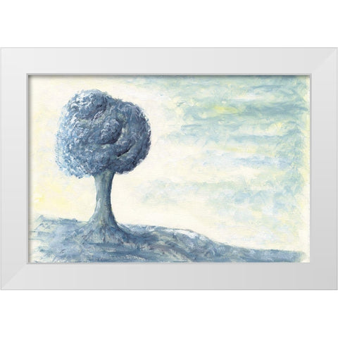 Cotton Tree with a View White Modern Wood Framed Art Print by Lee, Judson