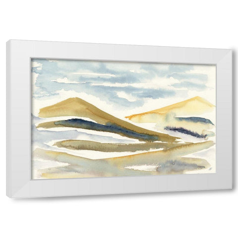 Crossing Hills White Modern Wood Framed Art Print by Lee, Judson