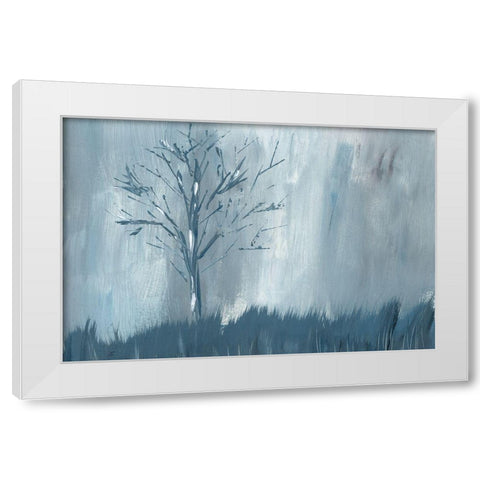 Winter Tree Rain White Modern Wood Framed Art Print by Lee, Judson
