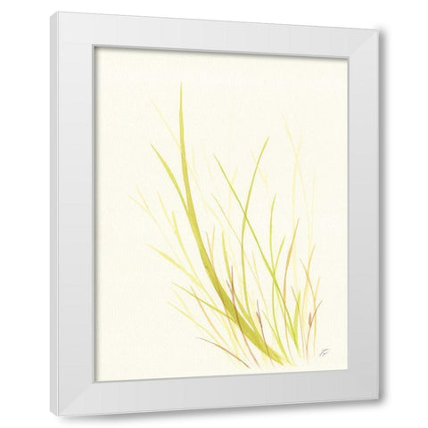Wild Grass White Modern Wood Framed Art Print by Lee, Judson