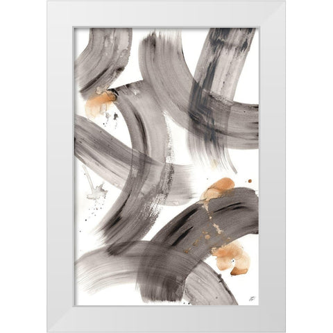 Gold Overlay White Modern Wood Framed Art Print by Lee, Judson