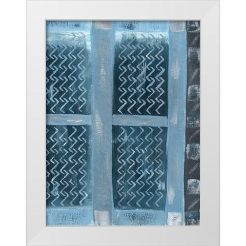 Ziggy White Modern Wood Framed Art Print by Lee, Judson