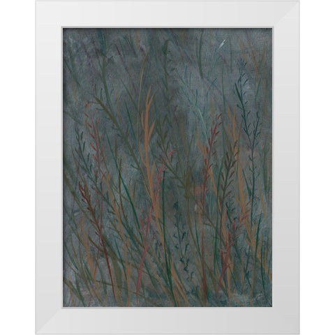 Green Marsh Grass I White Modern Wood Framed Art Print by Lee, Judson