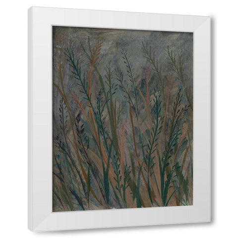 Green Mash Grass II White Modern Wood Framed Art Print by Lee, Judson