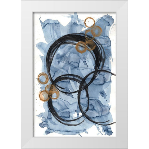 Sketch Circles I White Modern Wood Framed Art Print by Lee, Judson