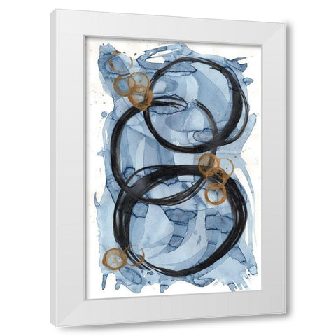 Sketch Circles II White Modern Wood Framed Art Print by Lee, Judson