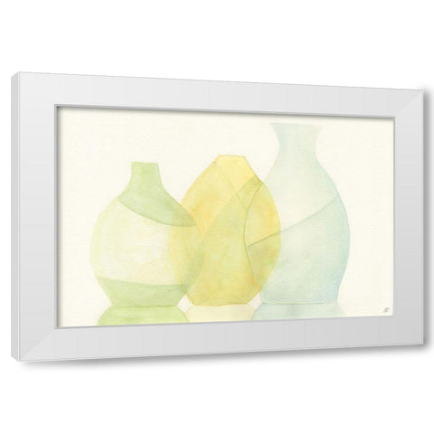 Light Reflections White Modern Wood Framed Art Print by Lee, Judson