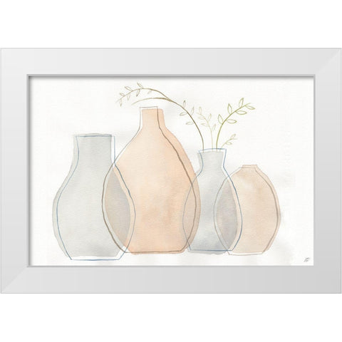 Sketch Arrangement White Modern Wood Framed Art Print by Lee, Judson