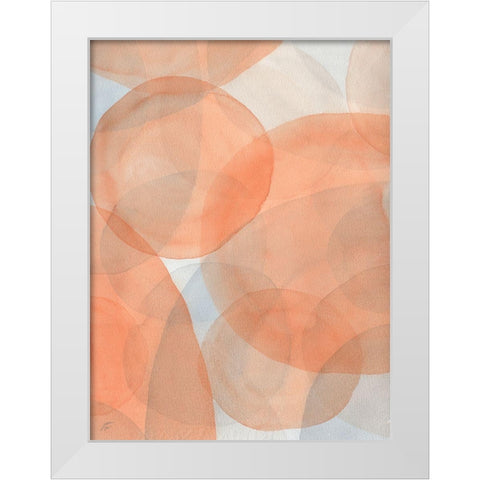 Bubble Water II White Modern Wood Framed Art Print by Lee, Judson