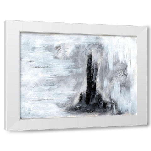 Growing Mt. 3 White Modern Wood Framed Art Print by Lee, Judson