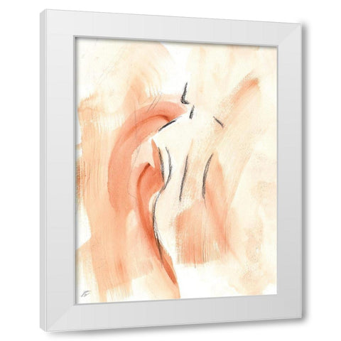 Relaxed Lady II White Modern Wood Framed Art Print by Lee, Judson