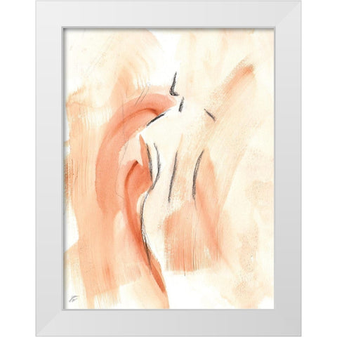 Relaxed Lady II White Modern Wood Framed Art Print by Lee, Judson