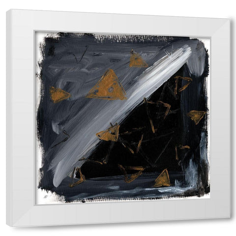 Triangle Wonder I White Modern Wood Framed Art Print by Lee, Judson