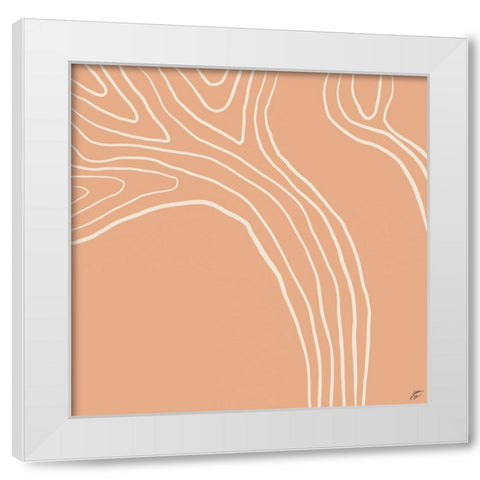 Tree Up I White Modern Wood Framed Art Print by Lee, Judson