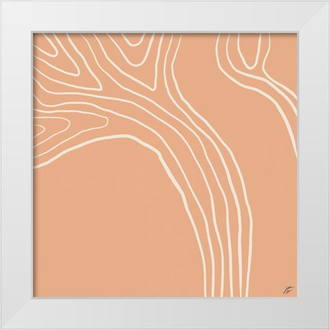 Tree Up I White Modern Wood Framed Art Print by Lee, Judson
