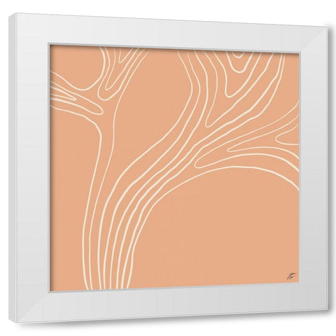 Tree Up II White Modern Wood Framed Art Print by Lee, Judson